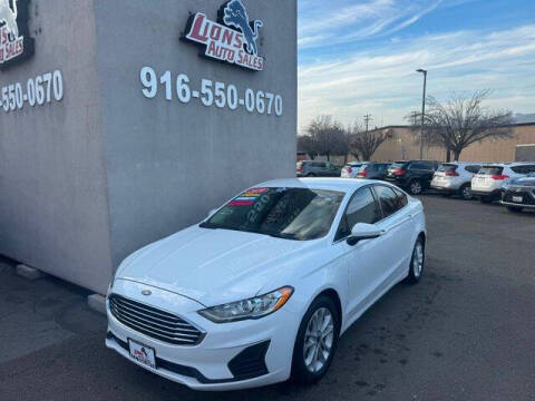 2020 Ford Fusion for sale at LIONS AUTO SALES in Sacramento CA