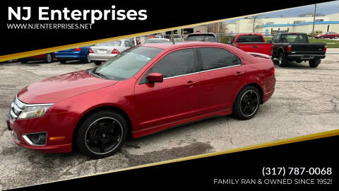 2010 Ford Fusion for sale at NJ Enterprises in Indianapolis IN