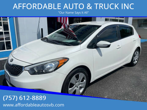 2016 Kia Forte5 for sale at AFFORDABLE AUTO & TRUCK INC in Virginia Beach VA