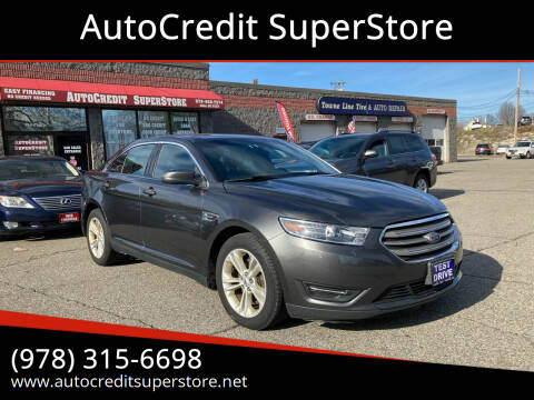 2018 Ford Taurus for sale at AutoCredit SuperStore in Lowell MA