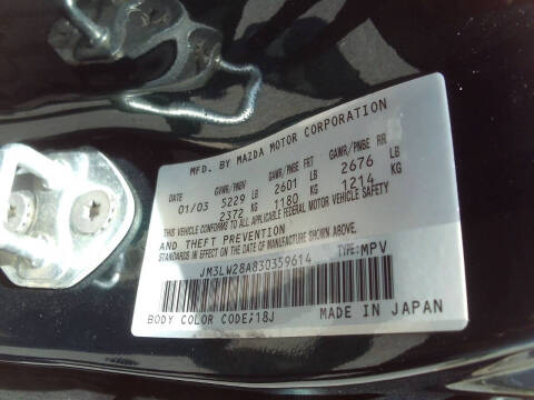 2003 Mazda MPV LX