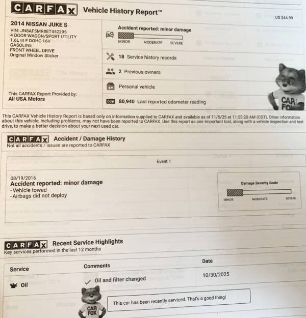 2014 Nissan JUKE S