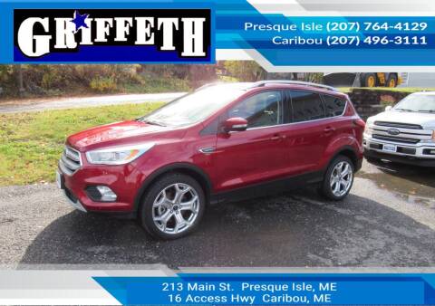 2019 Ford Escape for sale at Griffeth Mitsubishi - Pre-owned in Caribou ME