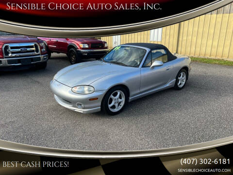 1999 Mazda MX-5 Miata for sale at Sensible Choice Auto Sales, Inc. in Longwood FL