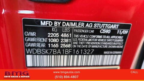 2011 Mercedes-Benz SL-Class SL 550