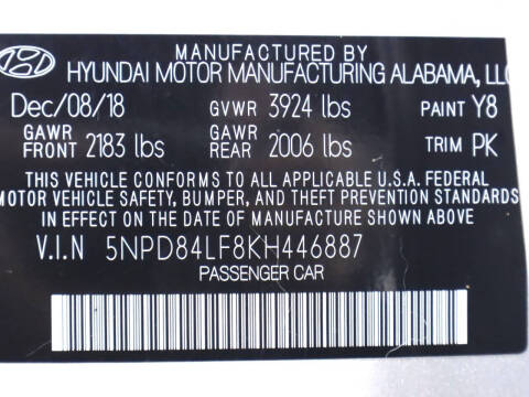 2019 Hyundai Elantra
