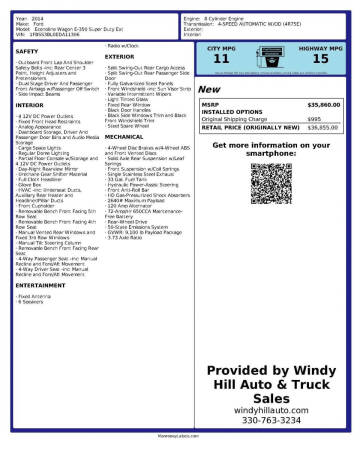 2014 Ford E-Series