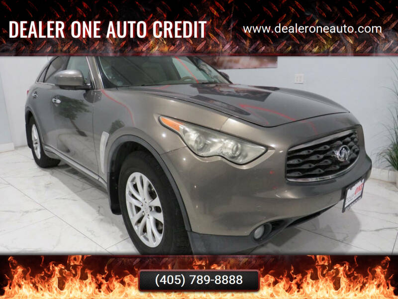 2009 Infiniti FX35 for sale at Dealer One Auto Credit in Oklahoma City OK