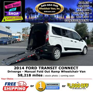 2014 Ford Transit Connect for sale at Wheelchair Vans Inc in Laguna Hills CA
