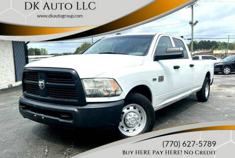 2012 RAM 2500 for sale at DK Auto LLC in Stone Mountain GA