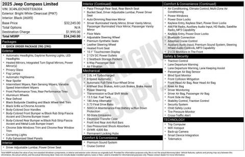 2025 Jeep Compass Limited