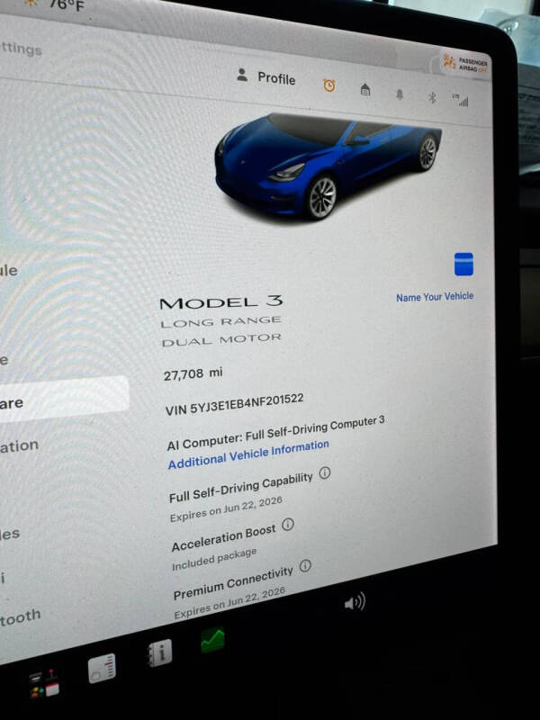 2022 Tesla Model 3 Long Range
