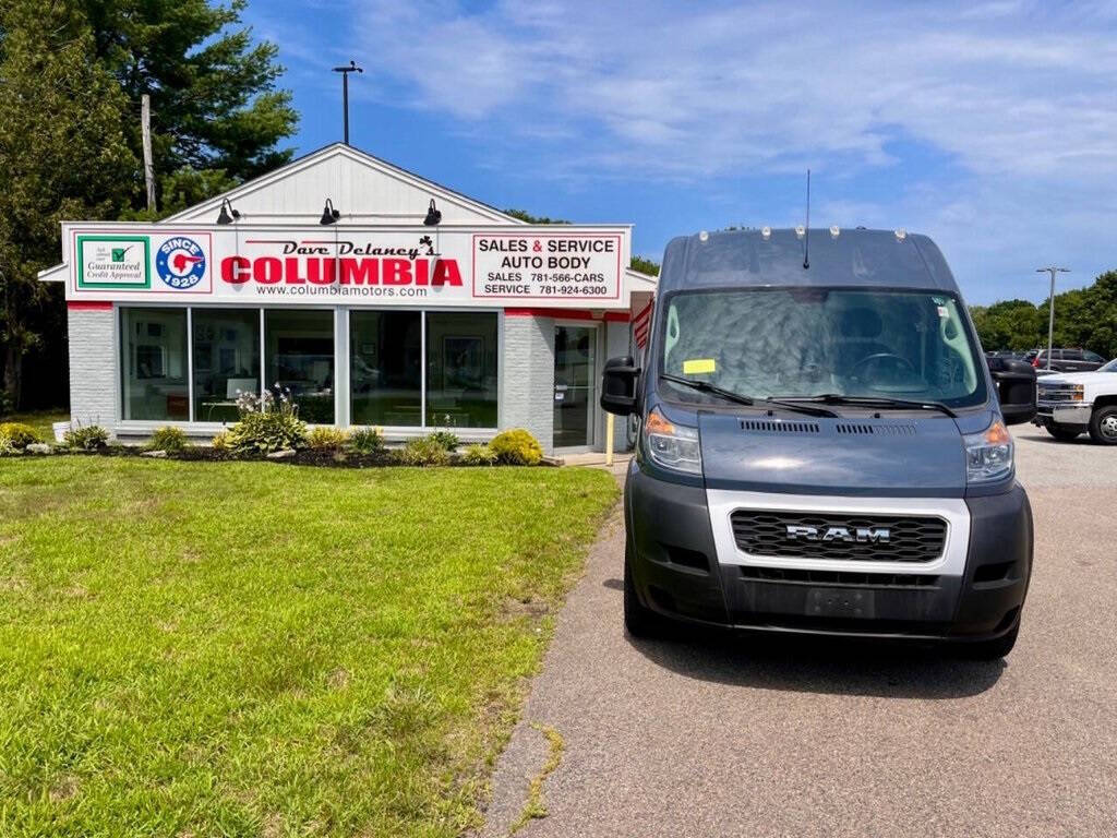 2019 Ram ProMaster for sale at Dave Delaney's Columbia in Hanover, MA