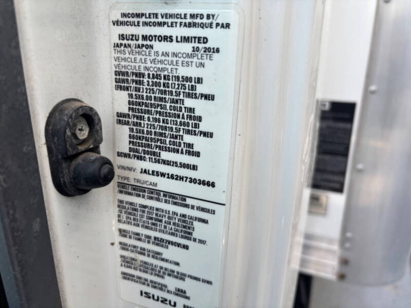 2017 Isuzu NPR 24FT Box Van