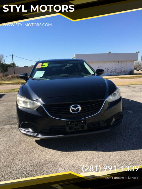 2015 Mazda MAZDA6 for sale at STYL MOTORS in Pasadena TX