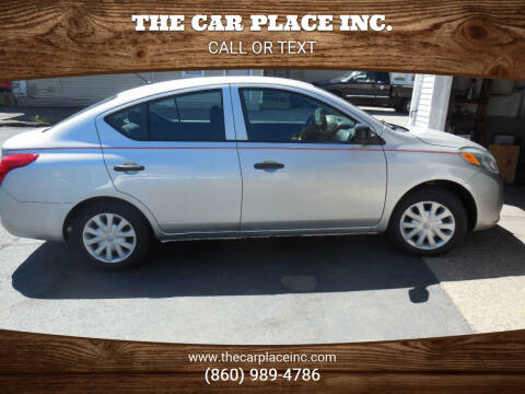 2014 Nissan Versa for sale at THE CAR PLACE INC. in Somersville CT