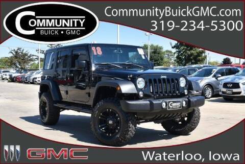2018 Jeep Wrangler JK Unlimited for sale at Community Buick GMC in Waterloo IA