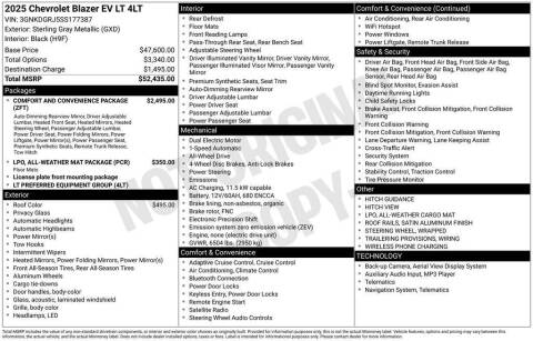 2025 Chevrolet Blazer EV LT