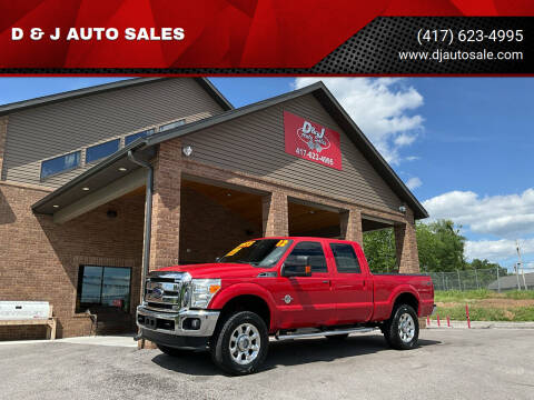 2012 Ford F-250 Super Duty for sale at D & J AUTO SALES in Joplin MO