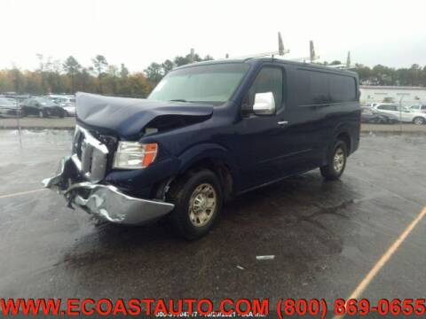 2012 Nissan NV Cargo for sale at East Coast Auto Source Inc. in Bedford VA