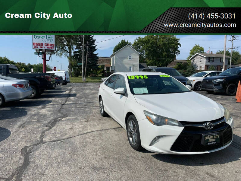 2015 Toyota Camry for sale at Cream City Auto in Milwaukee WI