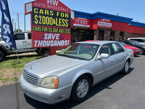 2002 Cadillac DeVille for sale at HW Auto Wholesale in Norfolk VA