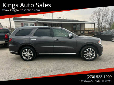 2016 Dodge Durango for sale at Kings Auto Sales in Cadiz KY