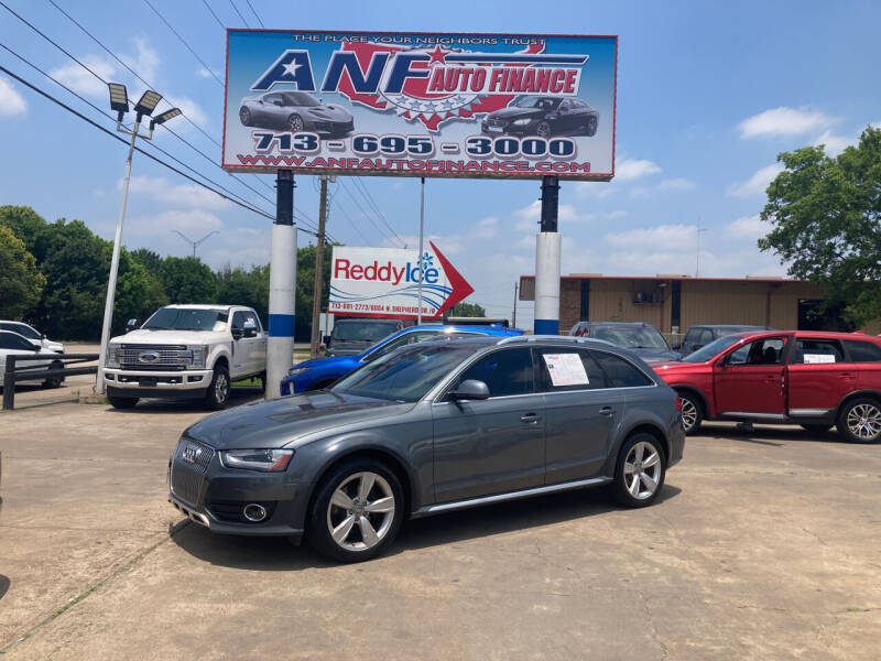 2013 Audi Allroad for sale at ANF AUTO FINANCE in Houston TX