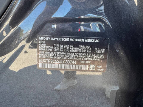 2018 BMW X3 xDrive30i