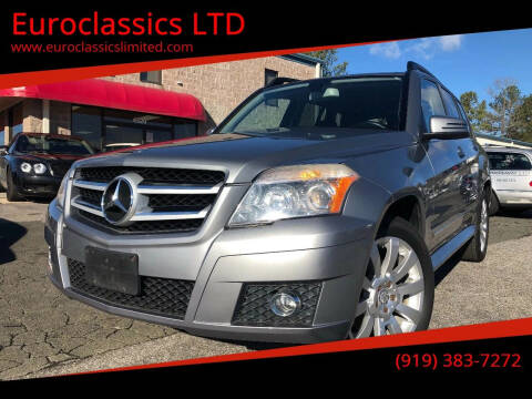 2010 Mercedes-Benz GLK for sale at Euroclassics LTD in Durham NC
