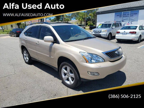 2007 Lexus RX 350 for sale at Alfa Used Auto in Holly Hill FL