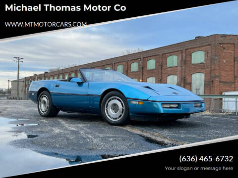 1987 Chevrolet Corvette for sale at Michael Thomas Motor Co in Saint Charles MO