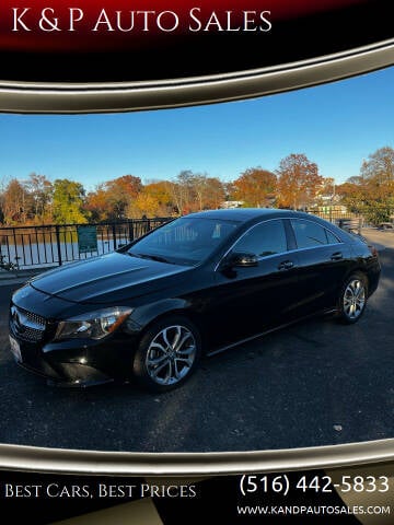 2015 Mercedes-Benz CLA for sale at K & P Auto Sales in Baldwin NY
