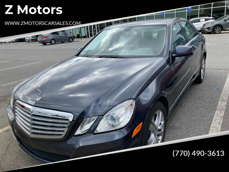 2010 Mercedes-Benz E-Class for sale at Z Motors in Chamblee GA