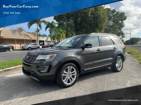 2016 Ford Explorer for sale at BuyYourCarEasyllc.com in Hollywood FL