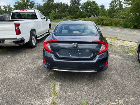 2020 Honda Civic for sale at Route 102 Auto Sales  and Service - Route 102 Auto Sales and Service in Lee MA