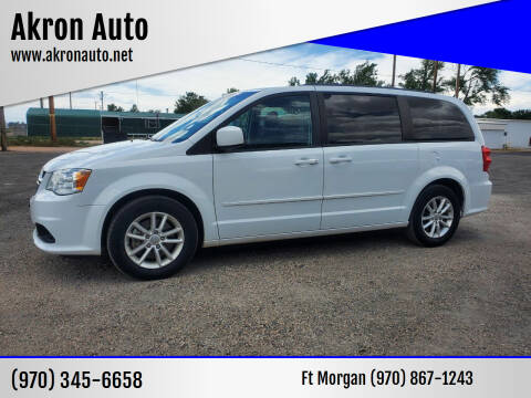 2016 Dodge Grand Caravan for sale at Akron Auto - Fort Morgan in Fort Morgan CO