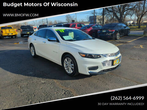 2017 Chevrolet Malibu for sale at Budget Motors of Wisconsin in Racine WI