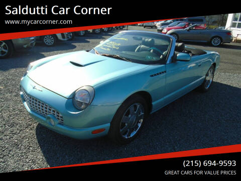 2002 Ford Thunderbird for sale at Saldutti Car Corner in Gilbertsville PA