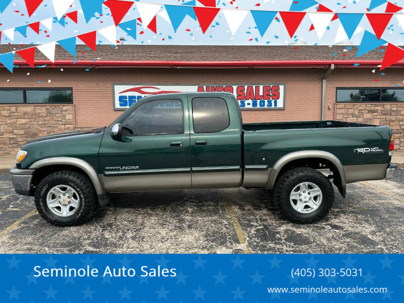 2001 Toyota Tundra for sale at Seminole Auto Sales in Seminole OK