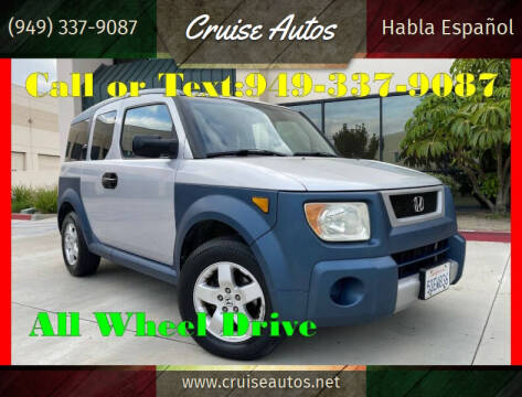 2005 Honda Element for sale at Cruise Autos in Corona CA