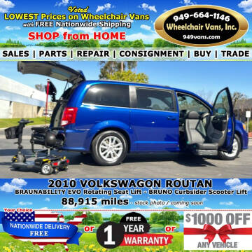 2010 Volkswagen Routan for sale at Wheelchair Vans Inc in Laguna Hills CA