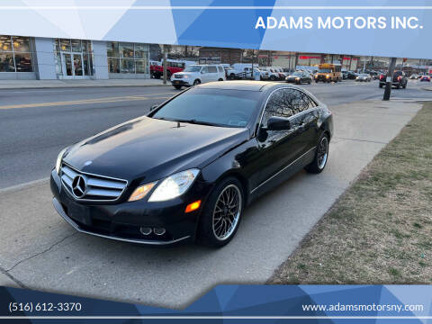 2010 Mercedes-Benz E-Class for sale at Adams Motors INC. in Inwood NY