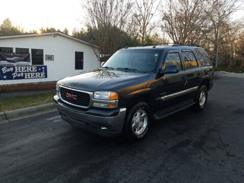 2005 GMC Yukon for sale at TR MOTORS in Gastonia NC