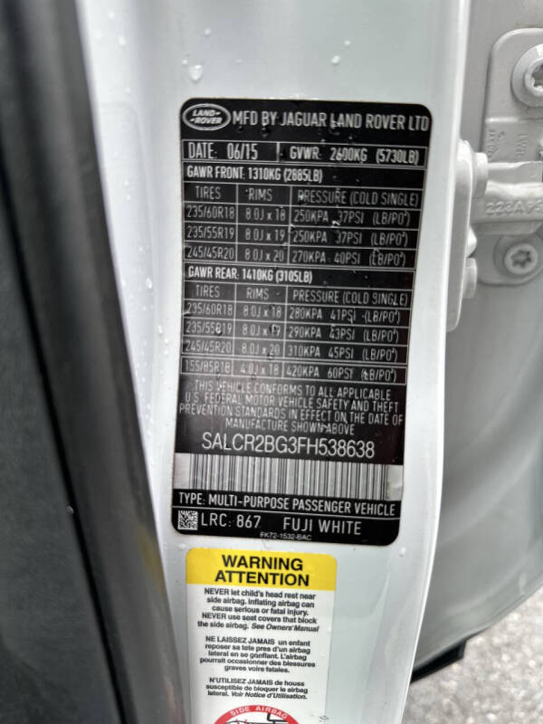 2015 Land Rover Discovery Sport HSE