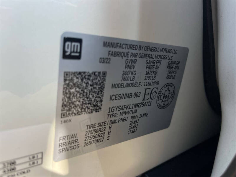 2022 Cadillac Escalade Sport