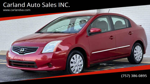2011 Nissan Sentra for sale at Carland Auto Sales INC. in Portsmouth VA