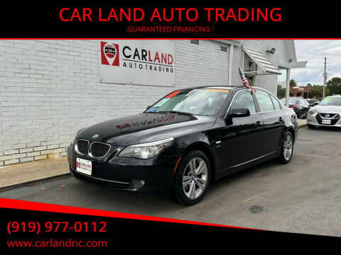 2010 BMW 5 Series for sale at CAR LAND  AUTO TRADING in Raleigh NC