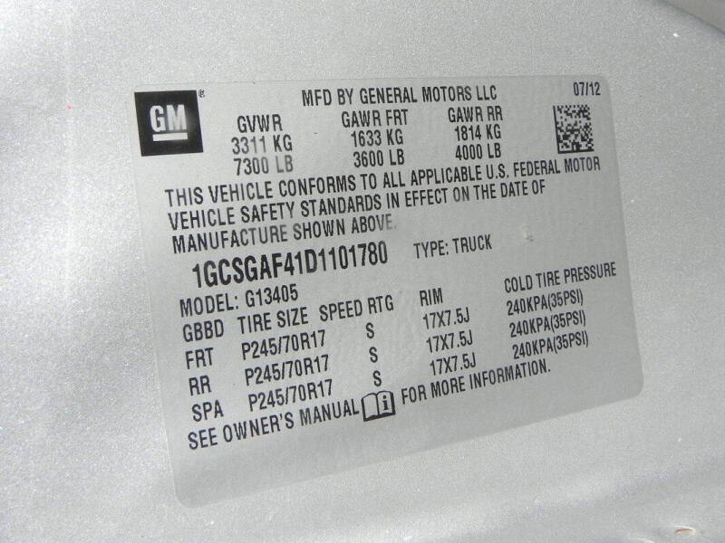 2013 Chevrolet Express 1500