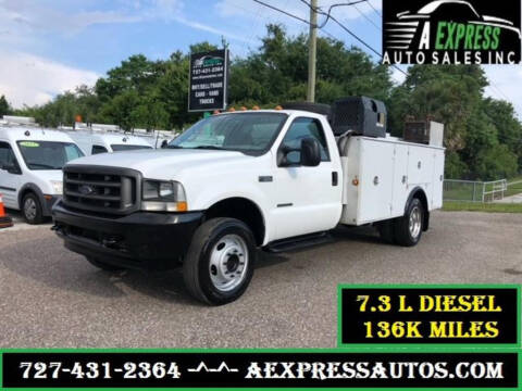 2002 Ford F-550 Super Duty for sale at A EXPRESS AUTO SALES INC in Tarpon Springs FL